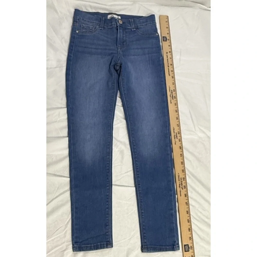 Girls 12 Slim Jeans Jordache Skinny Light Wash Denim Blue Jeans Adjustable Waist
